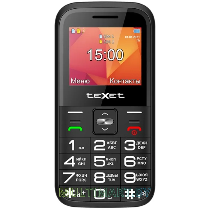 Мобильный телефон TeXet TM-B418 (черный)